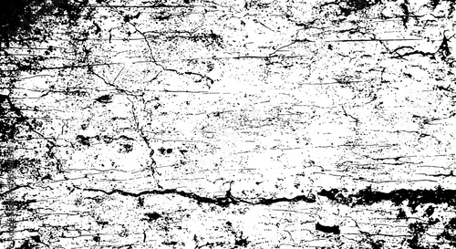 Abstract distressed grunge texture background with cracks and scratches monochrome