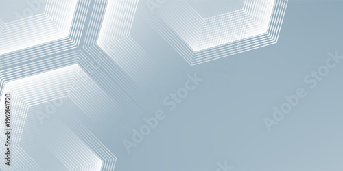 Vector watercolor hexagon line background art