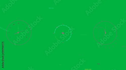 On update 3 HUD on transparent bg center rotating links jittering spokes shifting showing loss