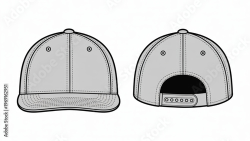 Two stylized illustrations of traditional indigenous conical hats side by side