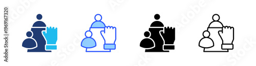 Stimulus Multiple Style Icon Set Collection Pack Web Banner Vector 