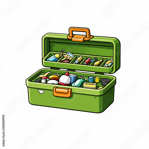 fishing tackle vector