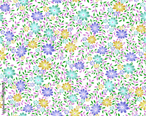 simple floral pattern with small flowers