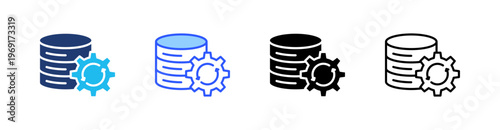 Synchronization Multiple Style Icon Set Collection Pack Web Banner Vector 