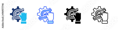 Radical Change Multiple Style Icon Set Collection Pack Web Banner Vector 