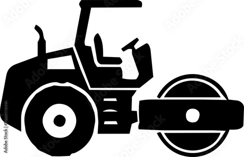 Tandem Roller Silhouette Icon