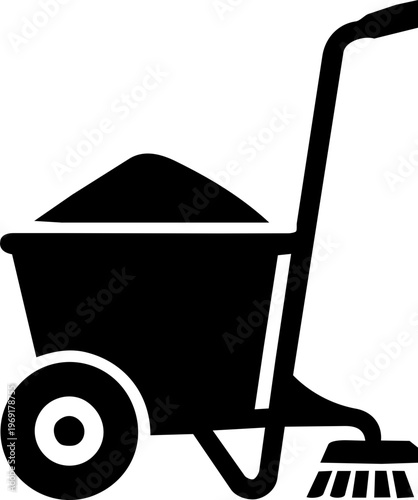 Line Marker Silhouette Icon