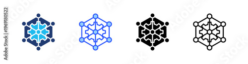 Complexity Multiple Style Icon Set Collection Pack Web Banner Vector 