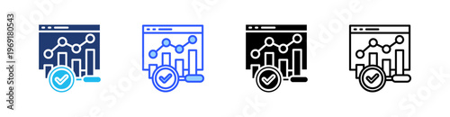 Demand Prediction Multiple Style Icon Set Collection Pack Web Banner Vector 