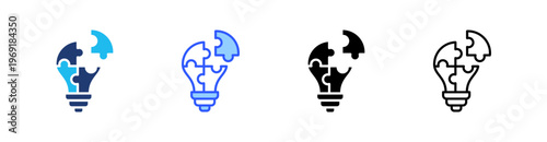 Solutions Multiple Style Icon Set Collection Pack Web Banner Vector 