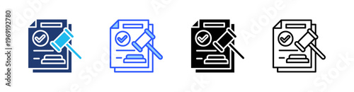 Compliance Multiple Style Icon Set Collection Pack Web Banner Vector 