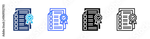 Guarantee Multiple Style Icon Set Collection Pack Web Banner Vector 