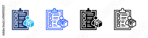 Supplier Evaluation Multiple Style Icon Set Collection Pack Web Banner Vector 