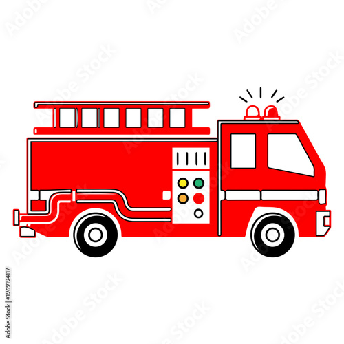 Fire truck illustration
