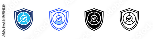 Safeguard Multiple Style Icon Set Collection Pack Web Banner Vector 