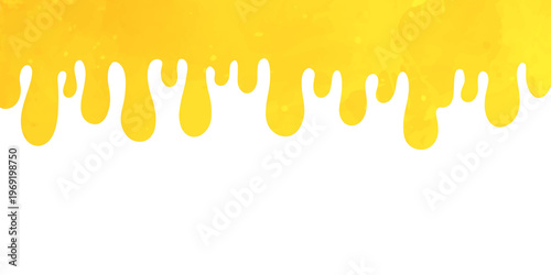 Honey dripping down board design element branding