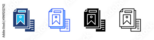 Mark Multiple Style Icon Set Collection Pack Web Banner Vector 