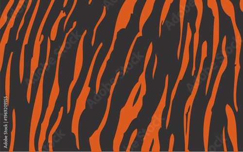tiger stripes pattern orange black background