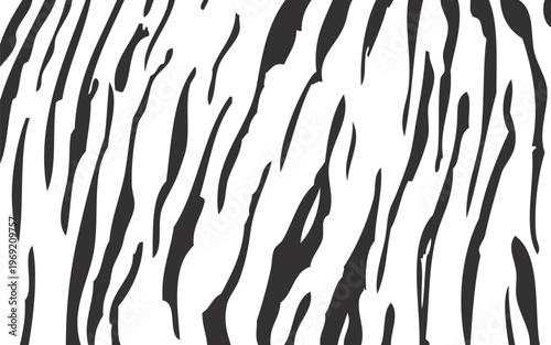 black and white tiger stripes pattern background