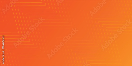 Vector abstract background with dynamic orange waves, lines and particles. vector