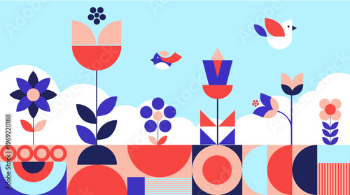 modern-geometric-floral-pattern-scandinavian-style-colorful-flat-vector-background