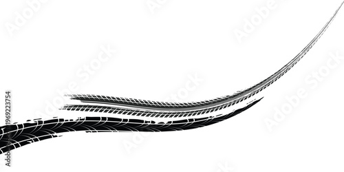 Tire tread marks, wheel textures, tire marks - car racing, motocross, drift, rally, off-road and others. modern