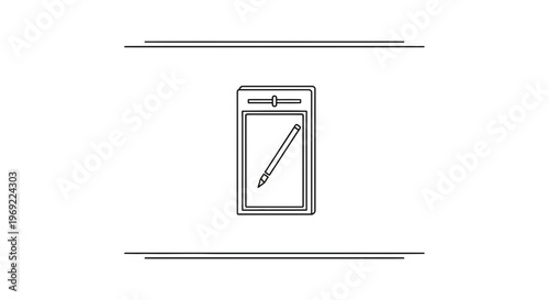 Digital Drawing Tablet with Stylus Pen, Graphic Design Tool, Electronic Sketchpad