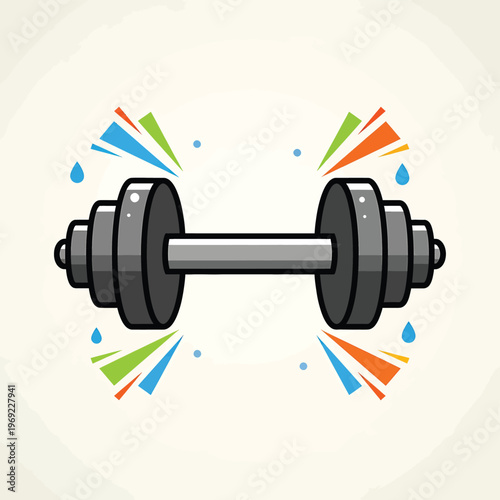 Dumbbell for strength training exercises 1.