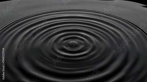 Water Ripple Effect with Circular Waves Minimal Liquid Abstract Background