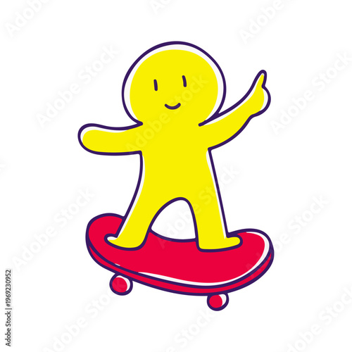 Skateboard Stickers - hobbies and free time Stickers