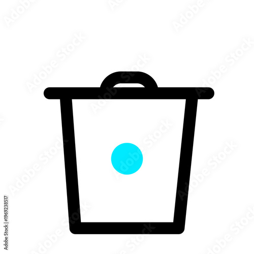 Cyan Dot Essentials: 20 Professional Minimalist Vector Icons