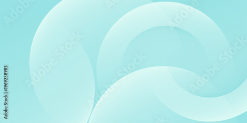 Minimalist banner background. Green and blue gradations.Circle geometric background. Simple design.
