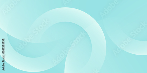 Minimalist banner background. Green and blue gradations.Circle geometric background. Simple design.