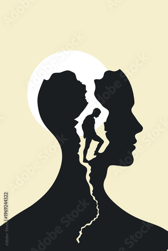 Climbing Out of Parental Trauma: Childhood Pain to Healing Silhouette