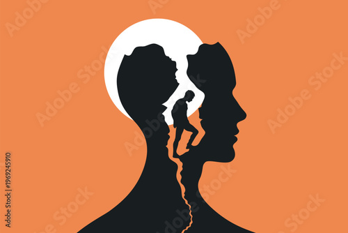 Climbing Out of Parental Trauma: Childhood Pain to Healing Silhouette