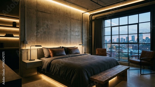 interior of a hotel room