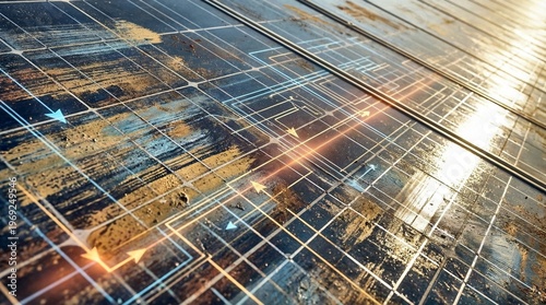 reflections in glass