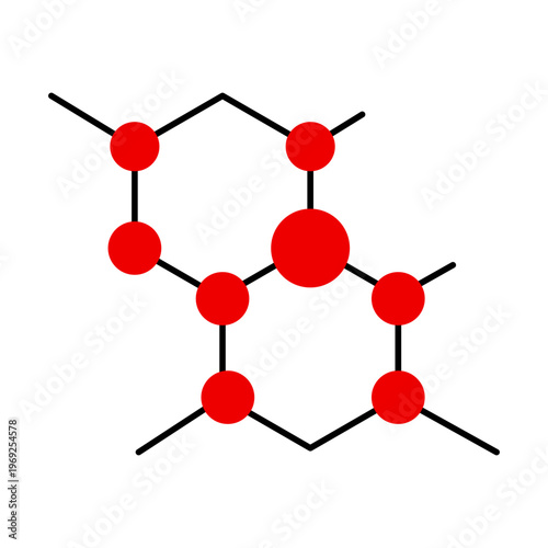 Abstract representation of interconnected nodes and lines.