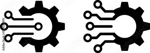 Interconnected gears symbolizing technology and integration in modern systems