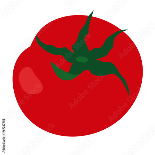 トマトのアイコンイラスト