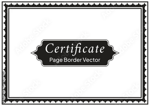 A4 Certificate Page Pattern 06