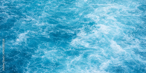 Abstract the image captures the mesmerizing beauty and power of the sea, its crystalline waters surging and frothing with an irresistible energy and depth.
