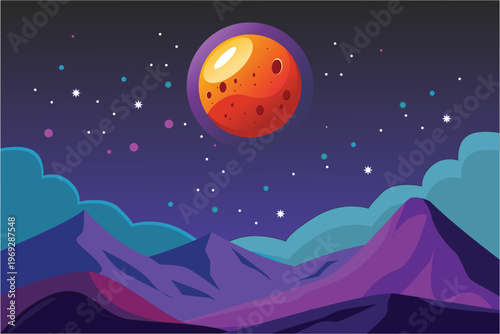 VECTOR SPACE BACKGROUND 