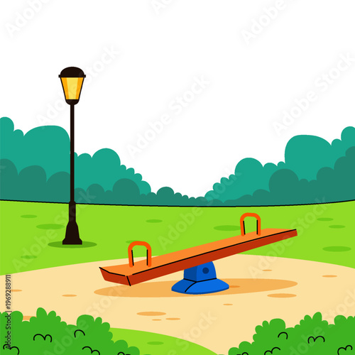 Park Playground Illustration