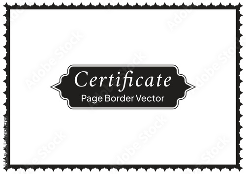 A4 Certificate Page Pattern 13