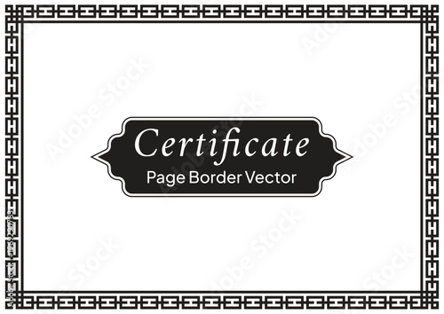 A4 Certificate Page Pattern 15