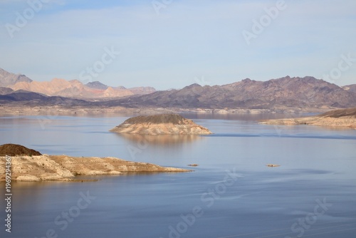 Lake Mead National Recreation Area on the border of Nevada and Arizona