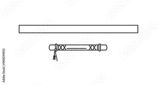 Ancient Roman Numerals IXX to XXII on Scroll, Historical Education Concept