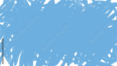 水色の手描きペイントの背景　落書き風　Adobe Illustrator Artwork