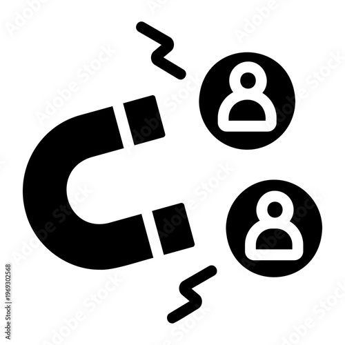 Lead generation Solid icon